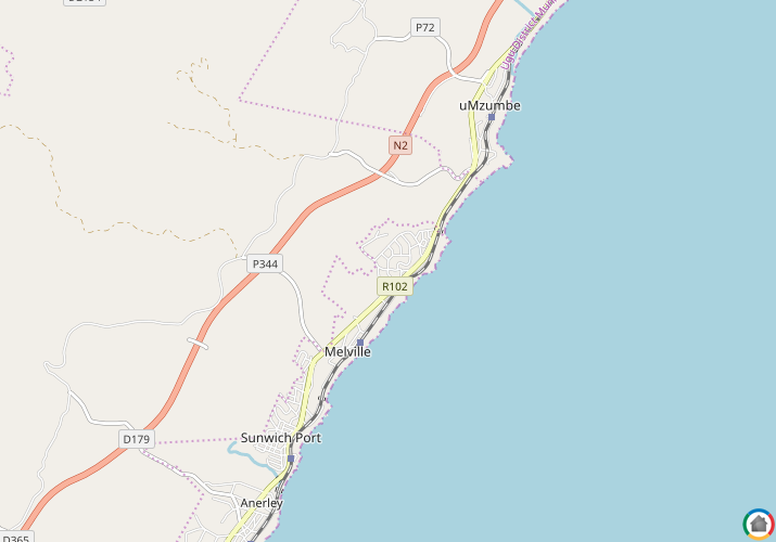 Map location of Pumula
